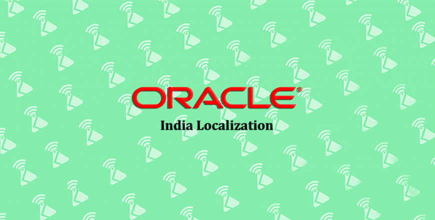 Oracle India Localization