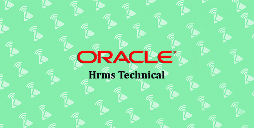 Oracle Hrms Technical