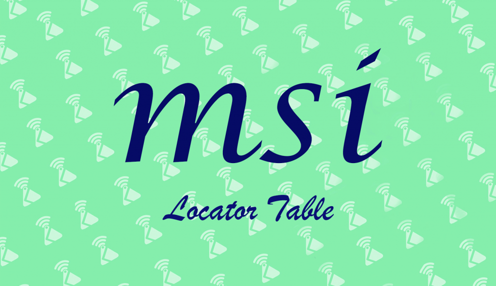 MSI Locator Table